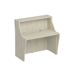 Стойка ресепшен прямая с вырезом