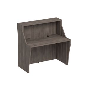 Стойка ресепшен прямая с вырезом