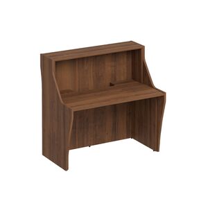 Стойка ресепшен прямая с вырезом