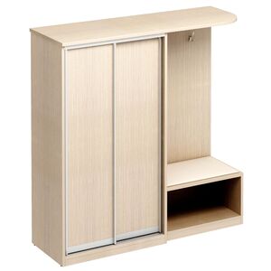 Шкаф-купе комбинированный правый для одежды и белья