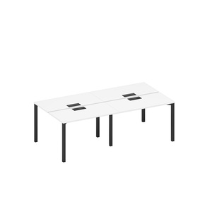 Рабочая станция на металлокаркасе, столешницы с заглушкой (4*120)