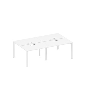 Рабочая станция на металлокаркасе, столешницы с заглушкой (4*120)