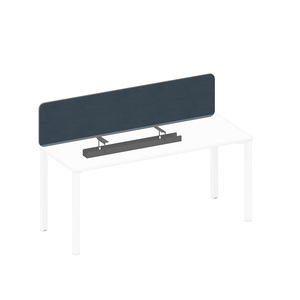 Экран настольный фронтальный тканевый с кабель-каналом