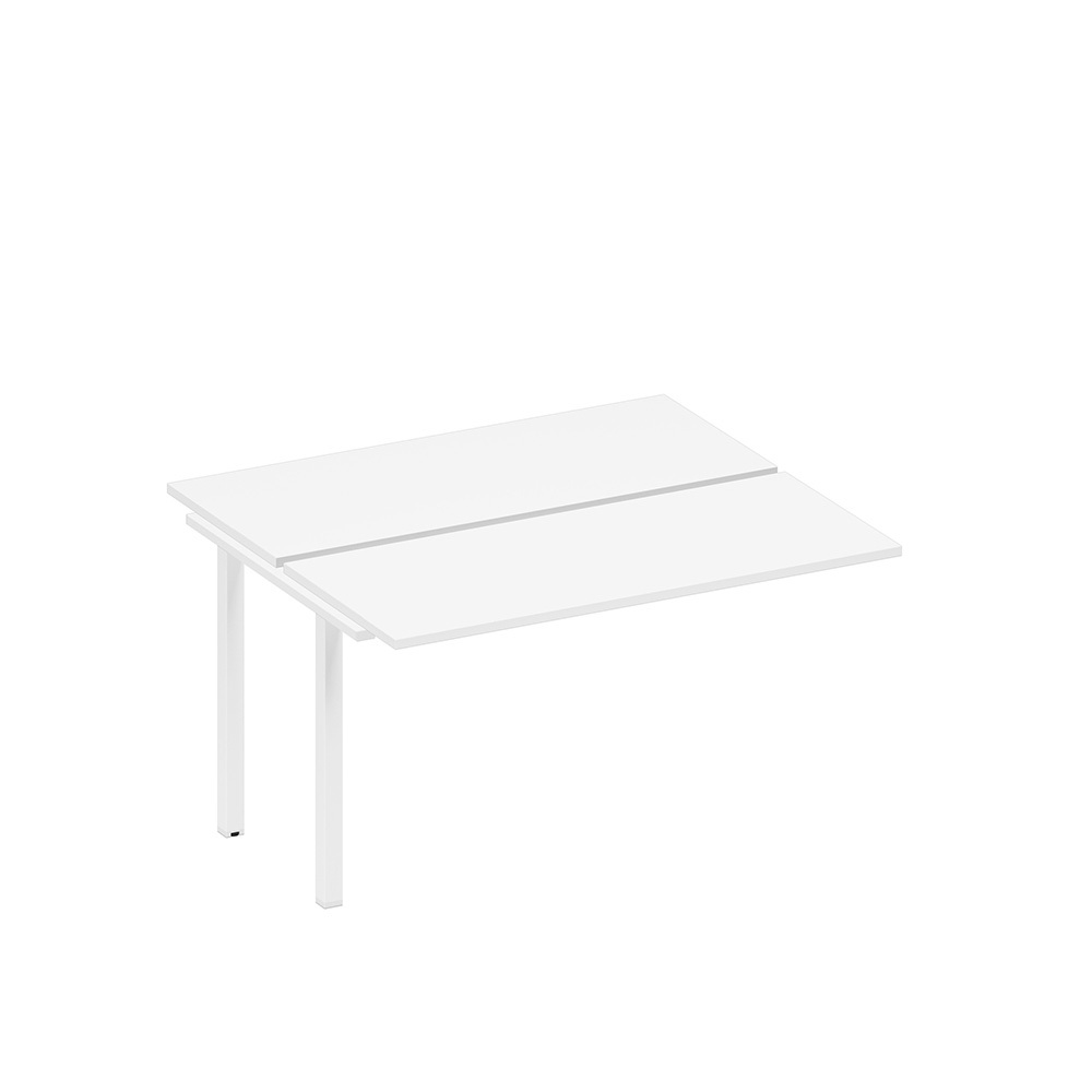 Секция стола рабочей станции на металлокаркасе