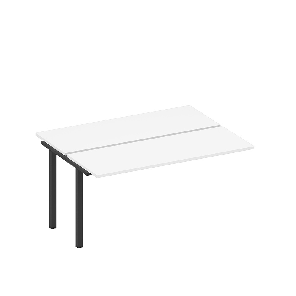 Секция стола рабочей станции на металлокаркасе