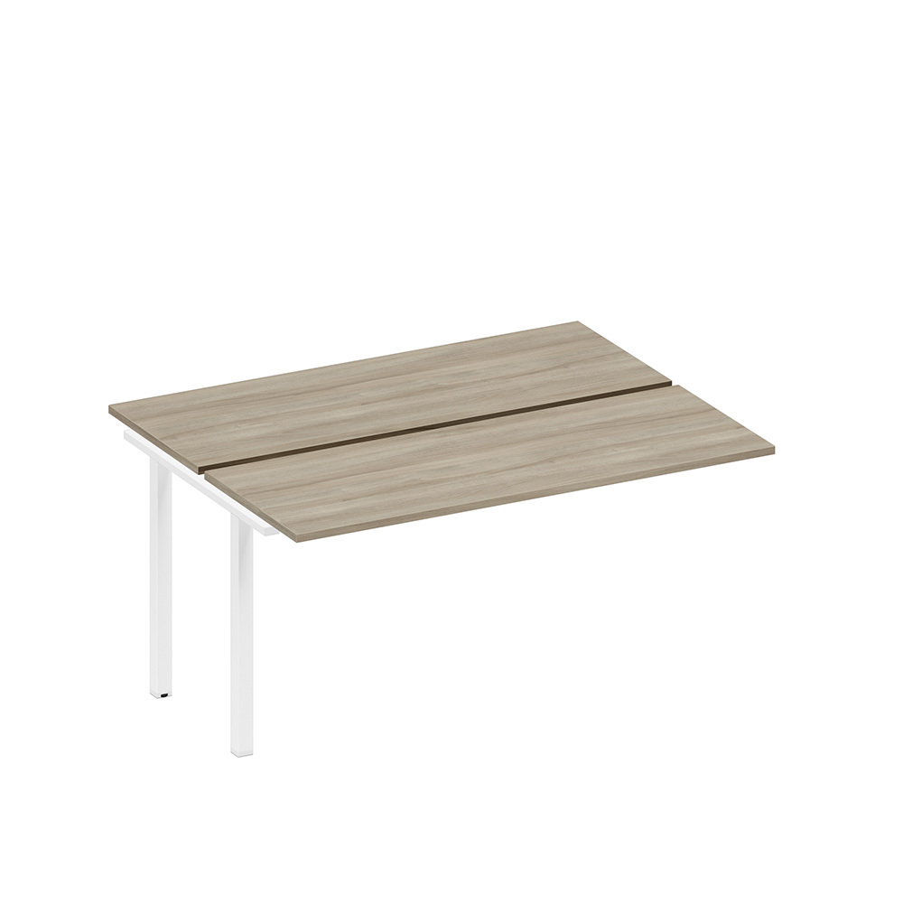 Секция стола рабочей станции на металлокаркасе