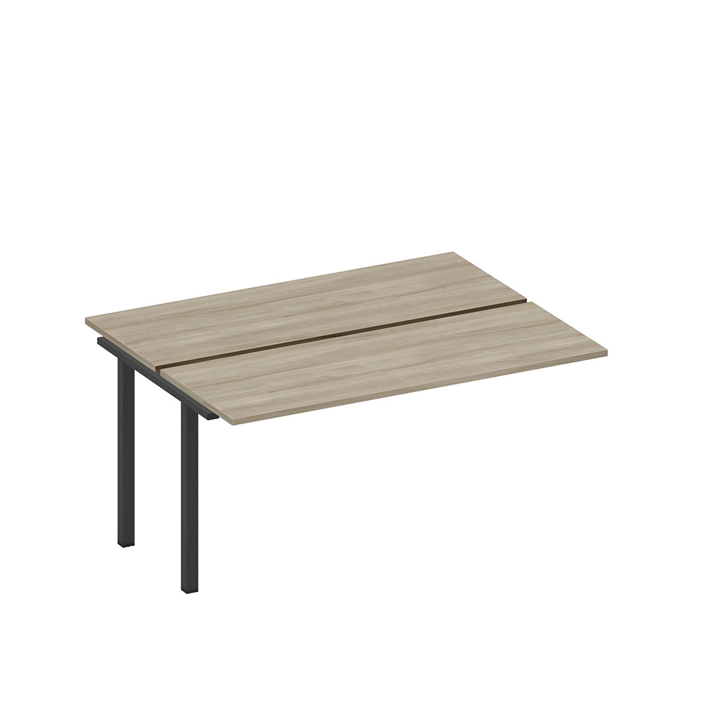 Секция стола рабочей станции на металлокаркасе