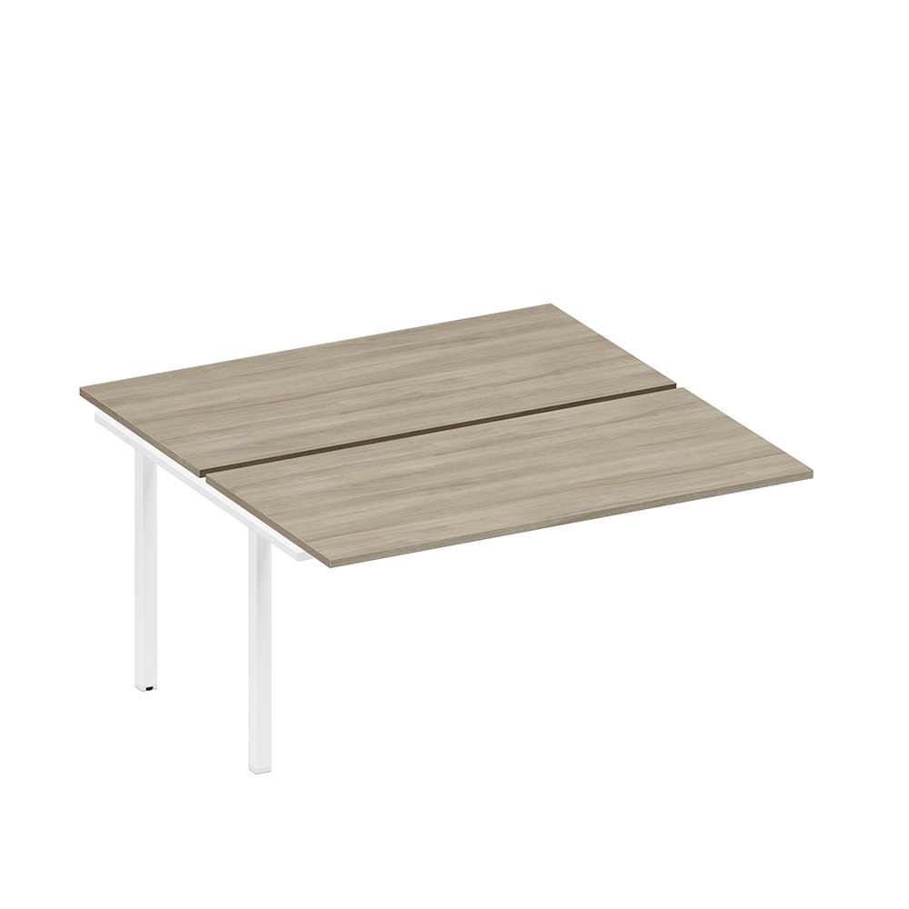 Секция стола рабочей станции на металлокаркасе