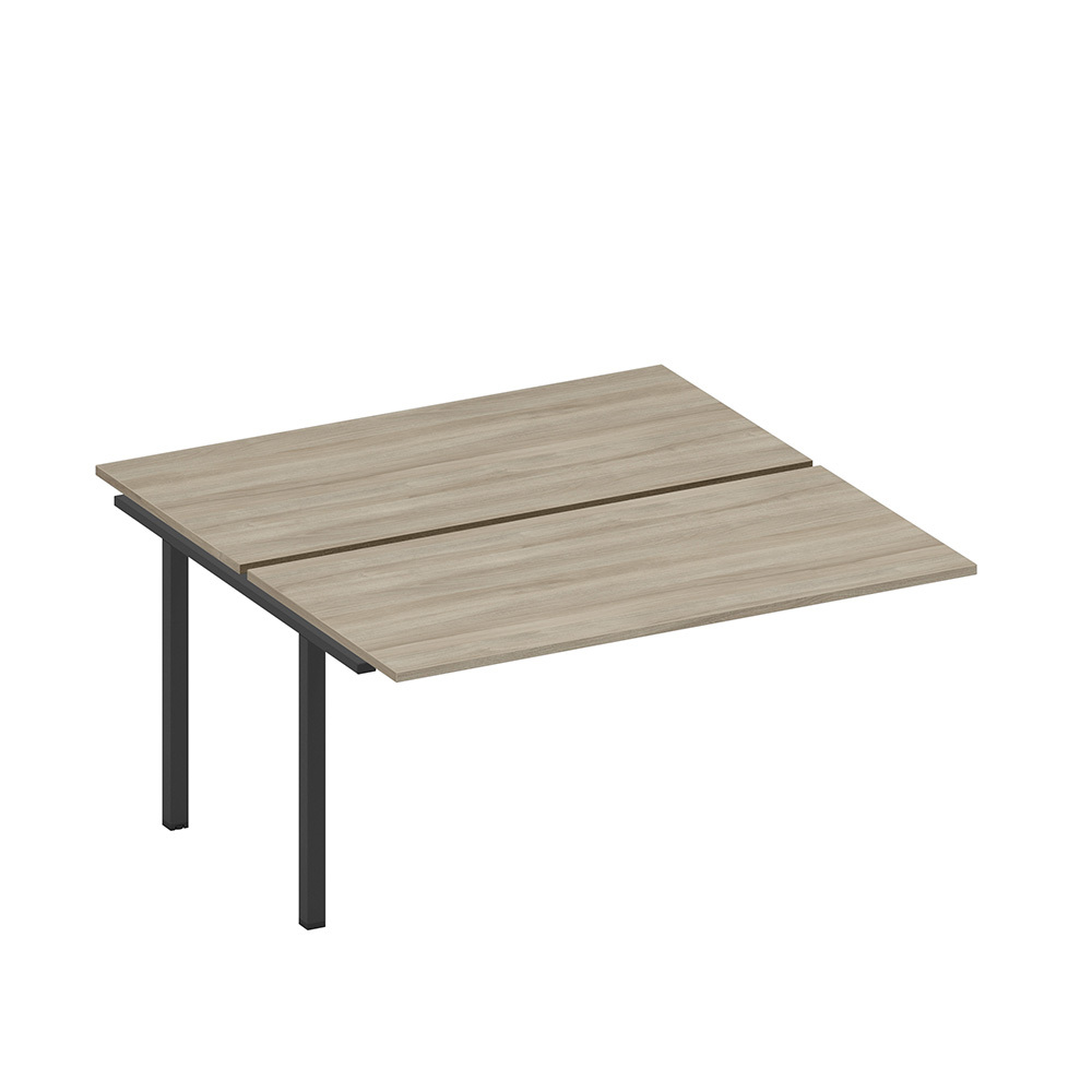 Секция стола рабочей станции на металлокаркасе