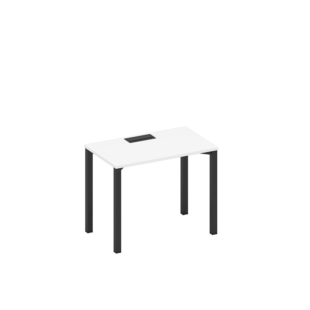 Стол письменный на металлокаркасе, столешница с заглушкой