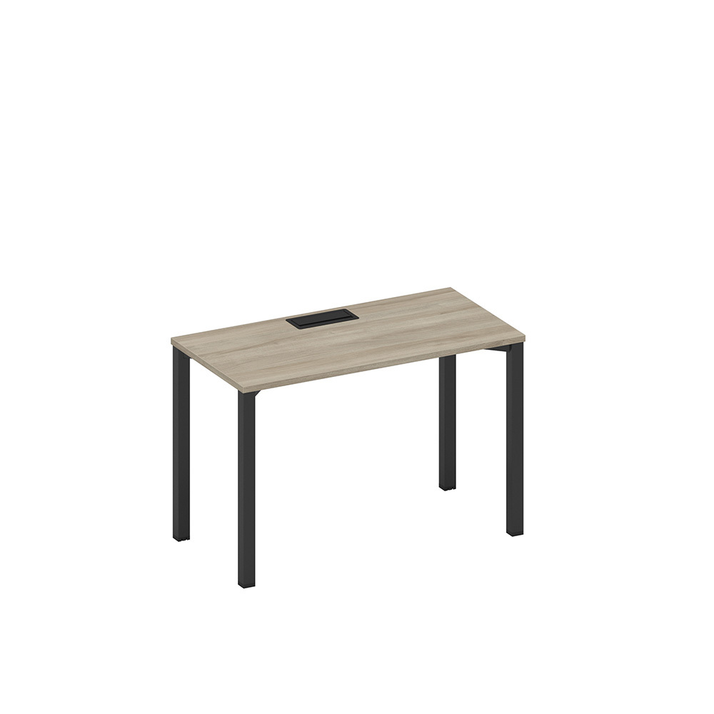 Стол письменный на металлокаркасе, столешница с заглушкой