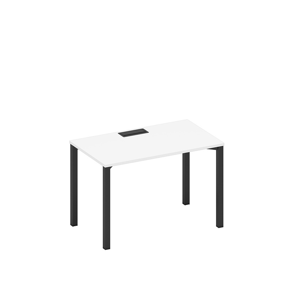 Стол письменный на металлокаркасе, столешница с заглушкой