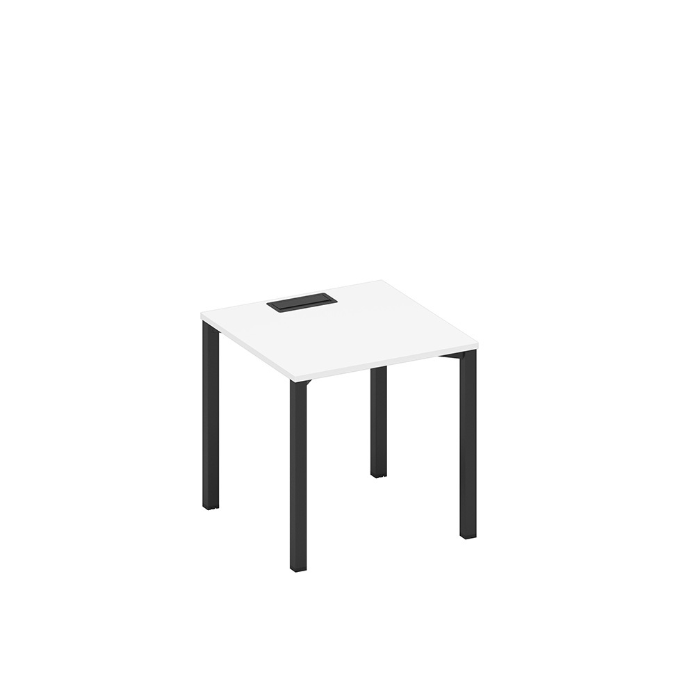 Стол письменный на металлокаркасе, столешница с заглушкой