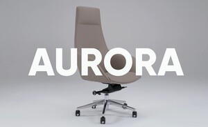 Кресло руководителя Aurora (экокожа) видео.